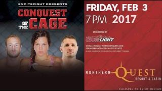 Conquest of the Cage February 3, 2017(FULL EVENT)