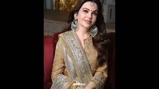 Nita Ambani looking beautiful in this outfit at Anant Radhika wedding function