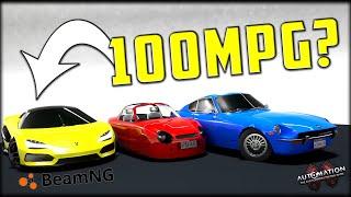 We Built Crazy Track Cars And Raced Them In BeamNG MULTIPLAYER!!  Automation - BeamNG