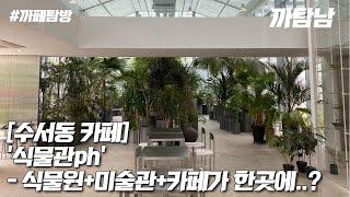 [EP.26] 카페VLOG l 강남에 식물원+미술관+카페를 한곳에 모아둔 곳이? '식물관ph'