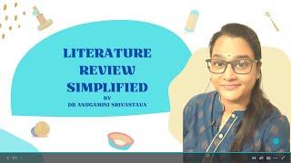 Literature review simplified | how to get effective literature for research