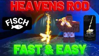 How To Get The New Heaven's Rod In Roblox Fisch (Megalodon Giveaway)