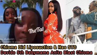 Davido 5th Babymama Anita Brown Allege Chioma Did Liposuction and Contact diseases from Davido