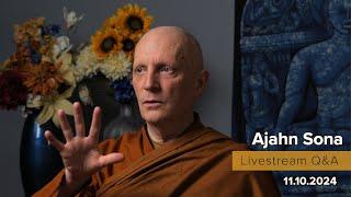 Live from Birken: Dhamma Q&A with Ajahn Sona (11.10.2024)