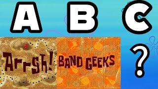 The Best Spongebob Episode By Each Letter