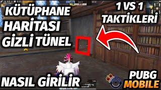 YENİ GÜNCELLEMEYE NASIL GİRİLİR KÜTÜPHANE HARİTASI GİZLİ TÜNEL 1 VS 1 TAKTİKLERİ PUBG Mobile