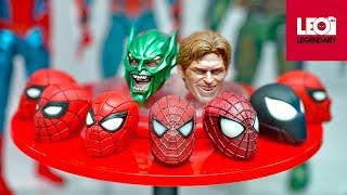 EVERY CUSTOM Figure 2: Best Spider-man HEADS in STOP-MOTION REVIEWS!