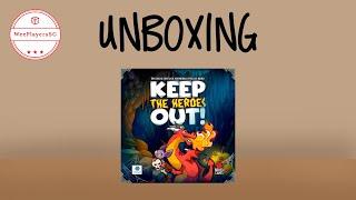 Keep The Heroes Out + Expansion Detailed Unboxing