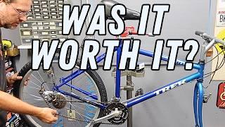 Customer INSISTED on a $400 REPAIR for a 25 yo TREK 800?  Was it worth it? Whomst can say! ‍️️