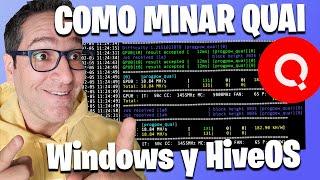 COMO MINAR QUAI Tutorial para Windows y HiveOS