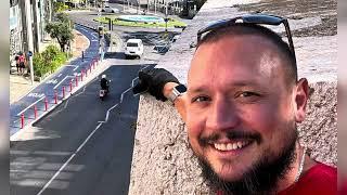 Cleaning Litter from an 18th Century Fortress Wall in Gibraltar