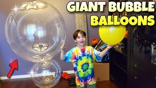 Inflating Giant BUBBLE Balloons Bobo Amazon Balloon Shopping & Review