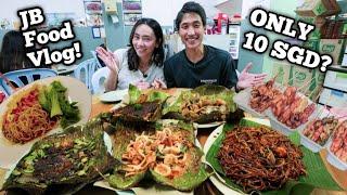 ULTIMATE JB STREET FOOD TOUR with Alison! | HIDDEN IKAN BAKAR STALL IN JB! | MALAYSIA STREET FOOD!