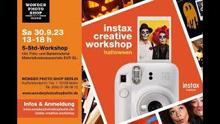 Instax Creative Workshop im Wonder Photo Shop Berlin - Halloween