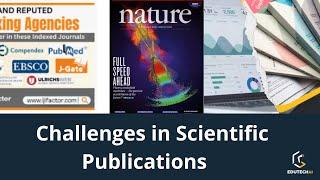 Types de publication dans un journal scientifique. Challenges in Scientific Publications