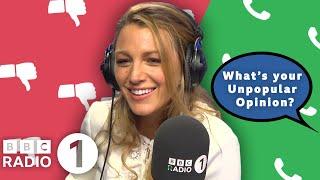 "Wolverine hotter than Deadpool?!" | Blake Lively Plays Unpopular Opinion