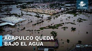 Así luce desde el aire Acapulco, municipio devastado por el huracán John