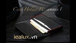 Handmade Leather - Card Holder Handmade 1 #leatherhandmade#lealux#cardwallet#handmadecollection