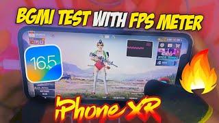 iPhone XR BGMI Test with FPS Meter in 2024 | iPhone XR in ₹14,999/-