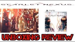 Scarlet Nexus PS5 Game Unboxing Review. Brainpunk Anime Game