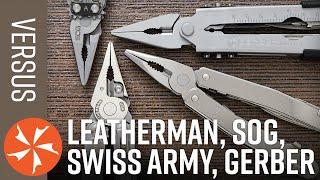 Leatherman vs Gerber vs Victorinox vs SOG Multi-Tools