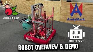 Robot Scoring Demonstrations & Breakdown | Ri3D Cranberry Alarm | REEFSCAPE 2025