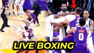 KNOCKOUT, suntukan sa harap ni Kyrie Irving GULAT si Uncle Drew | 3 players ejected!