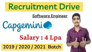 Capgemini Off Campus Drive for Freshers 2021| Capgemini Recruitment 2021 | Jobs for Freshers