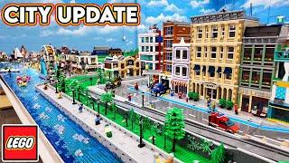 LEGO City Update! Placing the Brick Cross Train Station