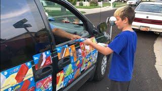 Kid Temper Tantrum Ice Cream Truck As Leland Ruins Daddy's ice cream sandwich [ Original ]