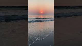 Stunning Sunset at the Beach | Relaxing Nature Sounds #beach #sea #sunset