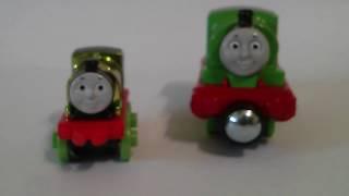 Regular Percy and Mini Percy Comparison! Thomas and Friends Toys.