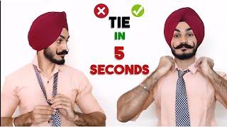 LEARN TIE IN 5 seconds | Best Trick Ever | Perfect Slow Motion Tutorial