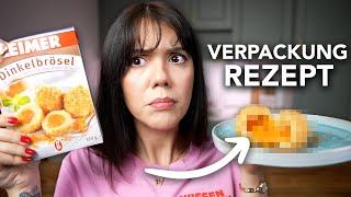 Ich teste die Rezepte von Verpackungen!