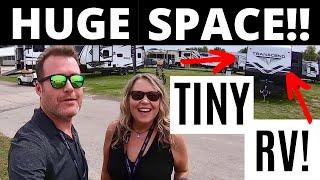 WOW! HUGE SPACE, SMALL RV! 2020 GRAND DESIGN TOURS RV LIVING FULL TIME