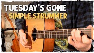 Tuesday’s Gone – Easy Acoustic Guitar Lesson (Just 4 Chords!)