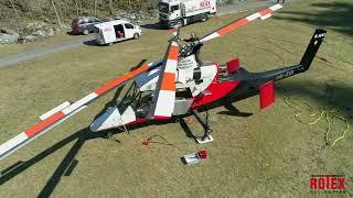 Rotex Helicopter In Action