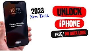 REMOVE IPHONE LOCK WITHOUT DATA LOSS IN 2023, LATEST TRICK