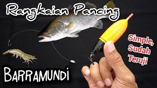 Rangkaian Pancing Barramundi Teruji Jitu