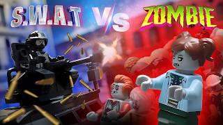 S.W.A.T. Save School from Zombies - Lego Zombie Apocalypse Episode 24