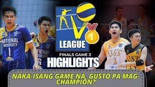 NU VS UST - Finals Game 3 Highlights | VLeague Challenge Cup