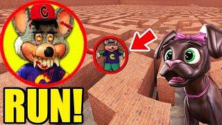 If You See CHUCK E CHEESE in a MAZE, RUN AWAY FAST.. (*Scary*)