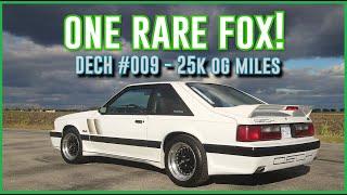 A Rare & Original 1988 DECH Fox Body Mustang DECH No. 009 - TIPS05E77