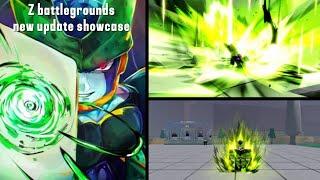 Z battlegrounds new update showcase added cell and piccolo