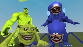 SHIN HULK vs SHIN SONIC EPIC BATTLE in Garry's Mod! 