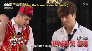 Kim jong kook is bit scary[Running man ep 511]