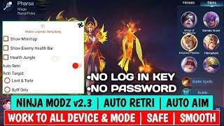 ML MOD MENU MLBB CHEAT NEW UPDATE - MAP HACK / UNLOCK ALL SKIN / NO KEY / NO EXPIRE / SAFE 100%