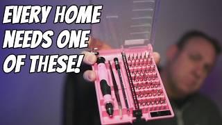 This is the best precision screwdriver set - VCELINK Pink Screwdriver Set