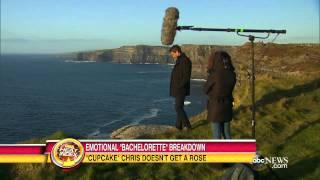 'Bachelorette' Gives Emotional Goodbye to Chris 'Cupcake' at the Edge of a Cliff