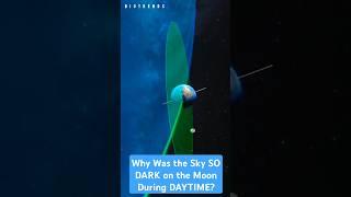 Why Was the Sky SO DARK on the Moon During DAYTIME? Astrological facts #spaceexploration #darkspace